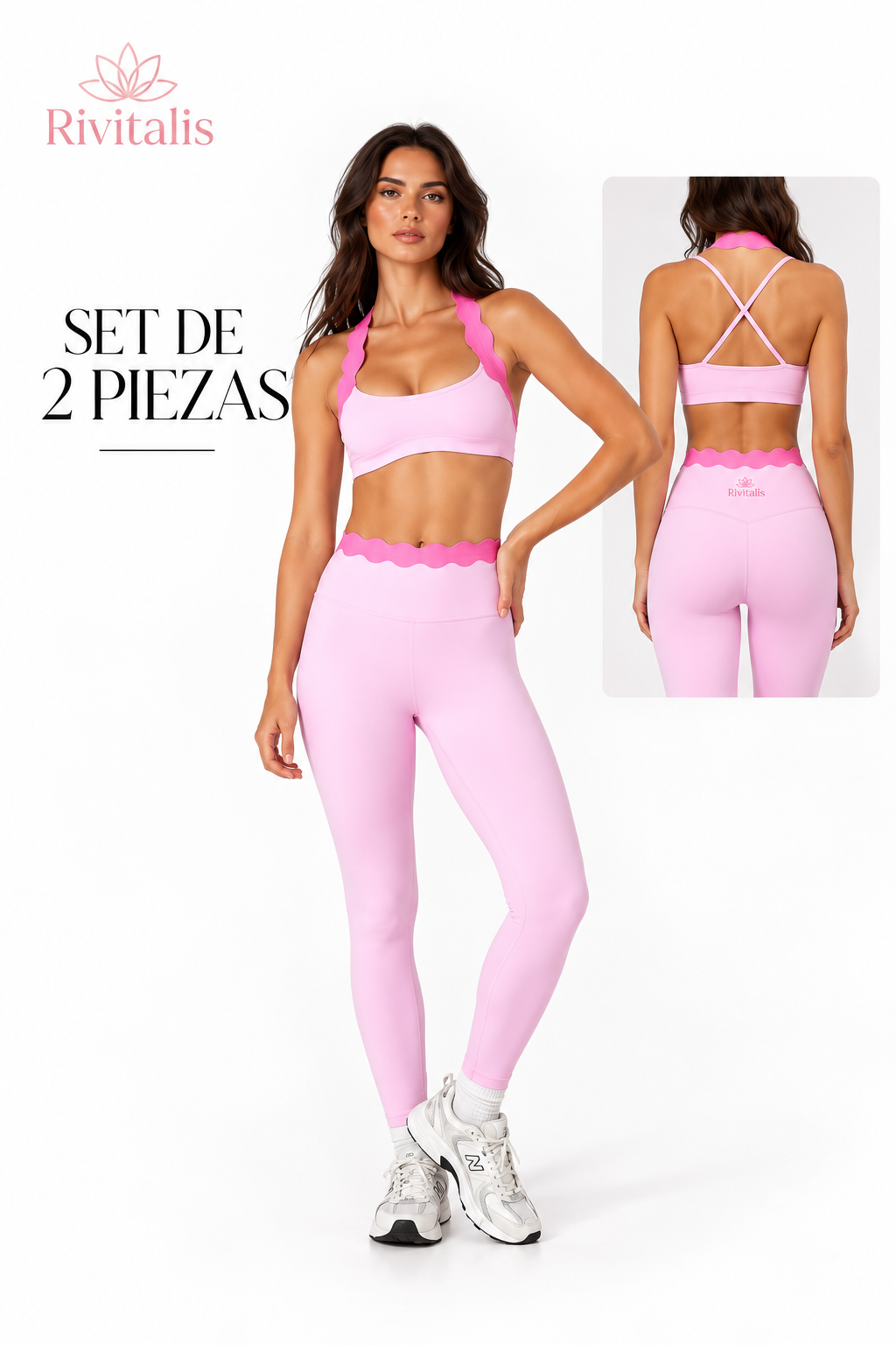 Set 2 piezas Pink Aura