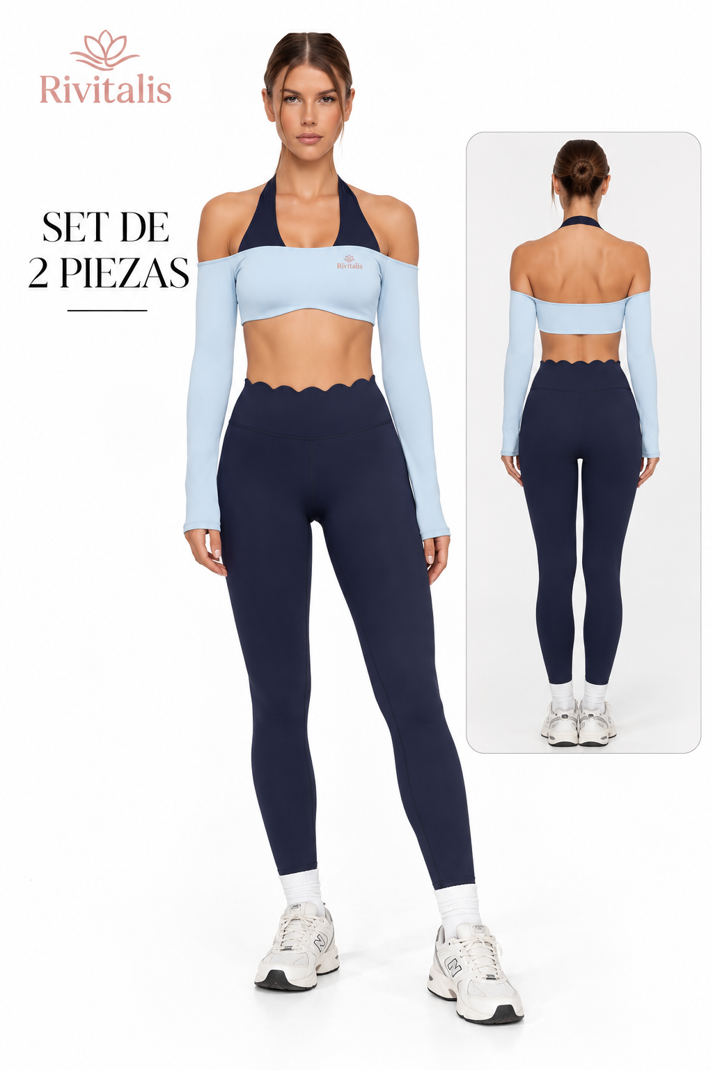 Set de 2 piezas Blue Serenity